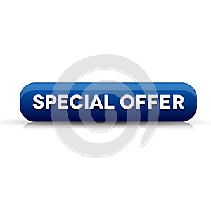 Special offer button blue