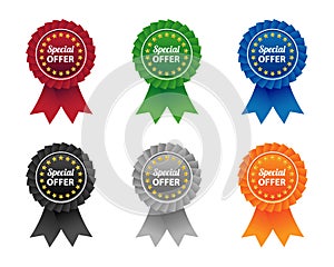 Special offer labels