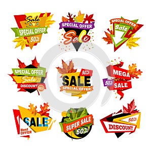 Special offer off banner. Super mega sale, discount, best offer.