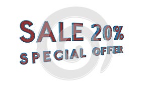 Special offer sale 20 percent off 4K 3d animation rendering with Alpha Channel Matte mask 20% off