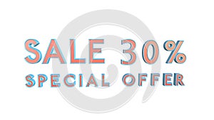 Special offer sale 30 percent off 4K 3d animation rendering with Alpha Channel Matte mask 30% off