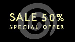 Special offer sale 50 percent off 4K 3d animation rendering with Alpha Channel Matte mask 50% off