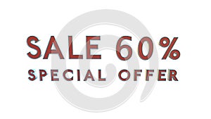 Special offer sale 60 percent off 4K 3d animation rendering with Alpha Channel Matte mask 60% off