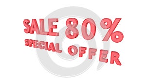 Special offer sale 80 percent off 4K 3d animation rendering with Alpha Channel Matte mask 80% off