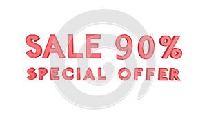 Special offer sale 90 percent off 4K 3d animation rendering with Alpha Channel Matte mask 90% off