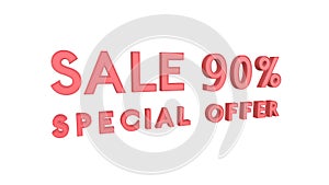 Special offer sale 90 percent off 4K 3d animation rendering with Alpha Channel Matte mask 90% off