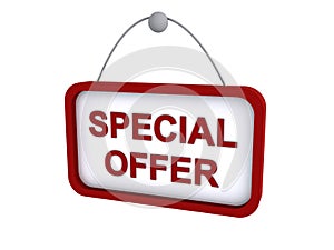 Special offer sign