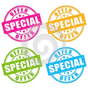 Special offer stamp