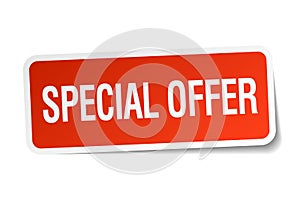 special offer sticker