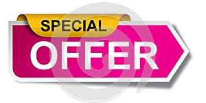 Special offer stickers