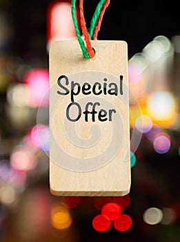 Special offer tag