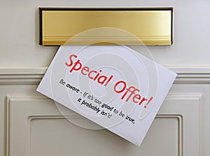 Special offer - too good to be true