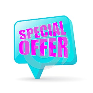 Special offer vector icon