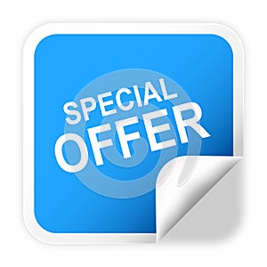 Special offer vector sticker