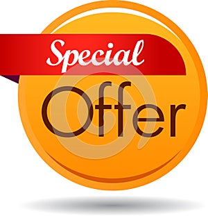 Special offer web button icon