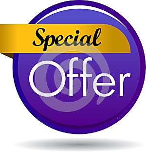 Special offer web button icon