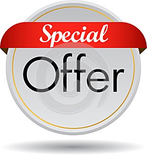Special offer web button icon