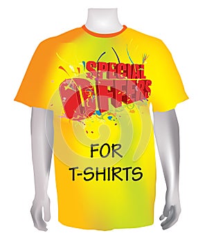 Special offers for T-shirts photo