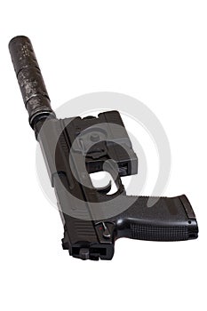 Special operation handgun with silencer