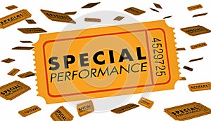 Special Performance Concert Theatre Play Recital Ticket photo