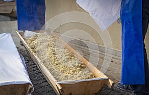 A special pilaf which is believed to have healing quality are offered to people during Celebrations to commemorate Ertugrul Gazi,