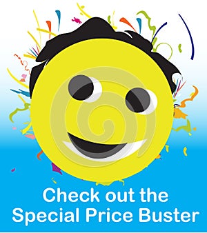 Special Price Buster Smiley