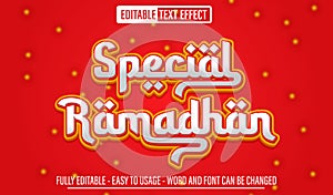 Special Ramadhan 3d text effect editable