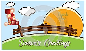 A special season greeting and thank you