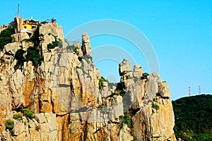 The Special Shaped Stone on Dongtou Island County