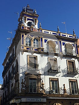 Special spanish building in Seville