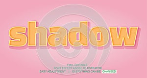 Text effect design, editable text, vector template, easy customize