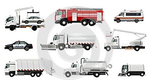 Special Vehicles Realistic Set