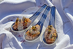 Specialty salmon meat