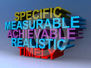 Specific measurable achievable realistic timely on blue