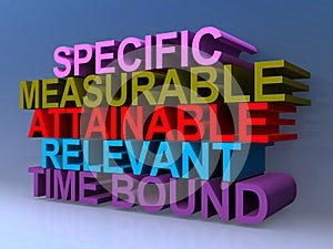 Specific measurable attainable relevant time bound photo