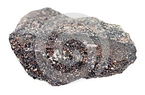 specimen of natural raw phlogopite mineral cutout