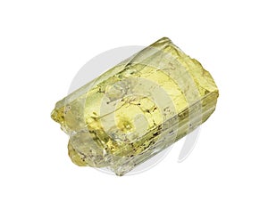 specimen of natural vesuvianite crystal cutout photo