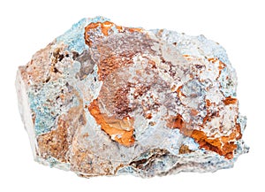 Specimen of Scorodite stone Arsenic ore isolated