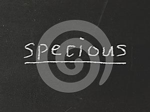 Specious Concept Word