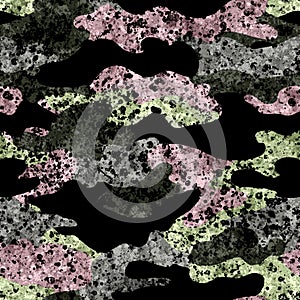 Speckled Abstract Army Camouflage Pattern