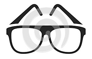 Specs icon, vector eye glasses