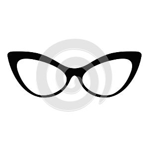 Spectacles without diopters icon, simple style.
