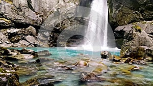 Spectacular Alpine Waterfall - Casina Muta Italy