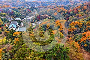 Spectacular autumn in Kamakura, Japan