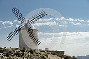 Spectacular Castilian La Mancha windmill photo