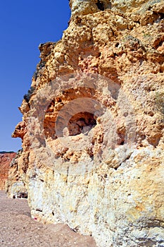 Spectacular cliffs on Nova Beach