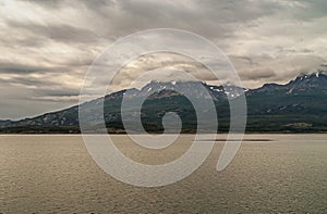 Spectacular cloudscape in Beagle Channel, Tierra del Fuego, Argentina