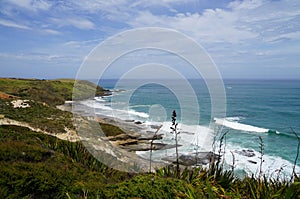 Spectacular coastline at Omapere, Arai te Uru National Reserve