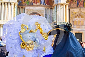 Spectacular costumes Venice Carnival celebration characters Italy