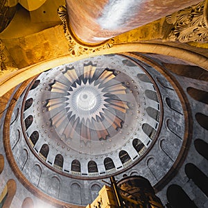 Church of the Holy Sepulchre in old city Jerusalem, Israel.